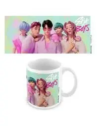 TAZA BLANCA 325 ML K-POP DEMON HUNTERS SAJA BOYS