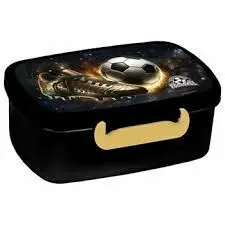 SANDWICHERA PLASTICO HERMETICA FUTBOL DORADO