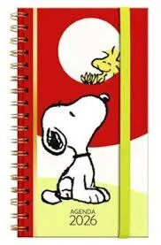AGENDA ANUAL CHEQUERA ESPIRAL A6 S/V SNOOPY  2026