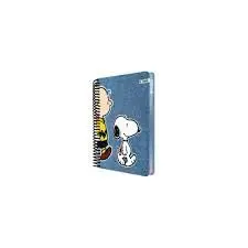 CUADERNO ANILLAS A6 T/D 96H RAYADO CANTO COLOR SNOOPY SURT