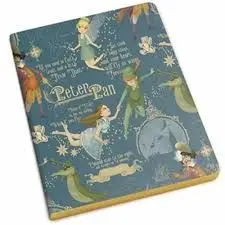 CUADERNO PETER PAN A5 BORDE DORADO