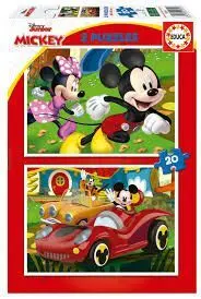 PUZZLE EDUCA 2X20 MICKEY MOUSE FUN HOUSE