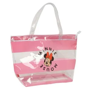 BOLSO DE PLAYA TRANSPARENTE MINNIE MOUSE BEACH BOLSO DE PLAYA TRANSPARENTE MINNIE MOUSE BEACH