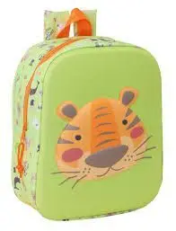 MOCHILA GUARDERIA 3D 27CM SAFTA TIGER