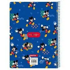 LIBRETA CUARTO TAPAS DURAS 80 H. MICKEY MOUSE TODAY
