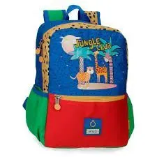 MOCHILA INFANTIL ENSO JUNGLE CLUB ADAPTABLE