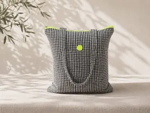 BOLSA VICHY CON CREMALLERA FLUOR