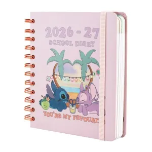 AGENDA ESCOLAR 26/27 D/P M 11 MESES DISNEY STITCH Y ANGEL