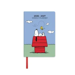 AGENDA ESCOLAR 26/27 SEMANA VISTA POCKET 17 MESES SNOOPY
