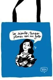 BOLSA DE TELA PLANES CON MI GATO