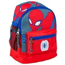 MOCHILA INFANTIL SPIDERMAN CON BOLSILLOS LATERAL Y FRONTAL
