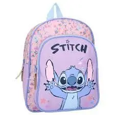 MOCHILA INFANTIL CON BOLSILLO STITCH SPRING SMILES