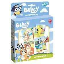 LIBRO COLOREAR POR PUNTOS BLUEY CON 3 COLORES