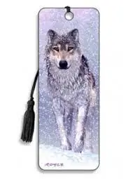 MARCAPAGINAS  SNOW WOLF