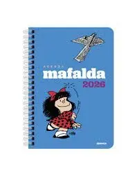 AGENDA 2026 MAFALDA ANILLADA COLUMNAS AZUL