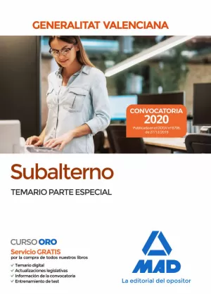 SUBALTERNO DE LA GENERALITAT VALENCIANA.