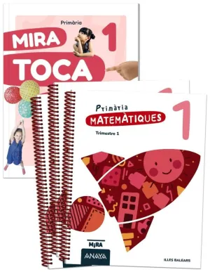 MATEMÀTIQUES 1. + MIRA, TOCA, SENT... LES MATES 1