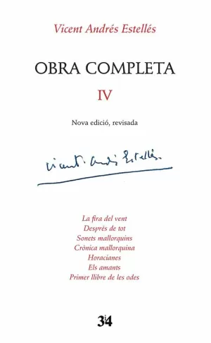 OBRA COMPLETA, VOL.IV