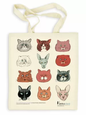BOLSA GATOS - BAJO LA LUPA DE LOS CIENTIICOS