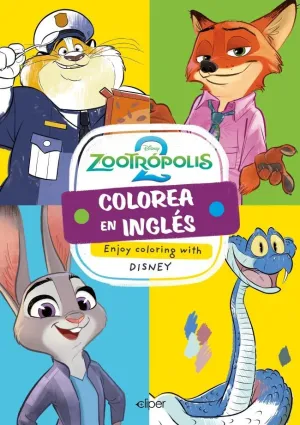 COLOREA EN INGLES CON ZOOTROPOLIS 2