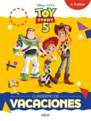 TOY STORY 5 CUADERNO DE VACACIONES 4 5 AÑOS