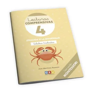 LECTURAS COMPRENSIVAS 4. CUADERNO DE REFUERZO ESCOLAR I 1º DE PRIMARIA I EJERCIC