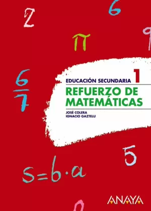 MATEMÁTICAS, 1 ESO, 1 CICLO. CUADERNO DE REFUERZO
