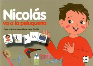 PICTOGRAMAS: NICOLAS VA A LA PELUQUERIA