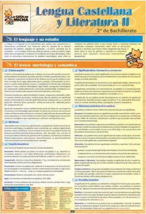 LENGUA CASTELLANA Y LITERATURA, 2º BACHILLERATO