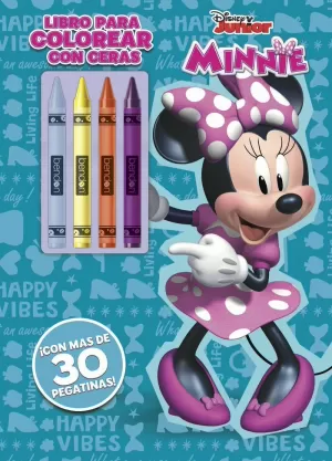 MINNIE. LIBRO PAR COLOREAR CON CERAS