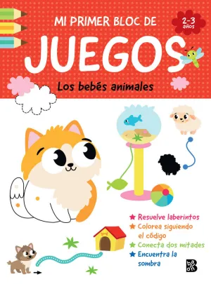 PRIMER BLOC JUEGOS BEBES ANIMALES
