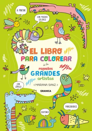 LIBRO PARA COLOREAR DE LOS PEQUEÑOS GRANDES ARTIST