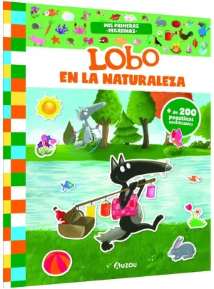 MIS PRIMERAS PEGATINAS DE LOBO. EN LA NATURALEZA.